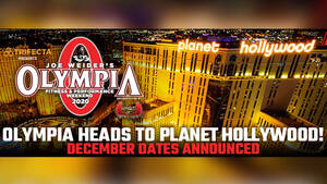 Mr. Olympia wechselt ins Planet Hollywood